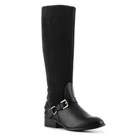 ralph lauren black riding boots